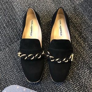 SALE🛍 Karl Lagerfeld Lynette chain loafer black